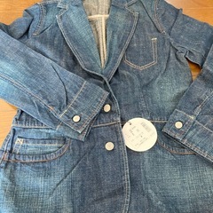 新品M デニムジャケットの画像