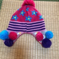 冬用　帽子　　可愛い　古着の画像