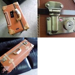 MOIERG スーツケース キャリーケース Lサイズ 41L キャメル×ベージュ TSAロック キャリーバッグ 71-55064 モアエルグ 札幌市 新道東店の画像