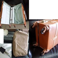 MOIERG スーツケース キャリーケース Lサイズ 41L キャメル×ベージュ TSAロック キャリーバッグ 71-55064 モアエルグ 札幌市 新道東店の画像