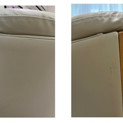 ニトリ 回転チェア　ダイニングチェア 両肘タイプ キャスター付き リビングチェア 椅子 ソファ の画像