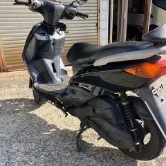 エンジン始動動画あり　堺市堺区シグナスX 125フロントフォーク曲がり小の画像