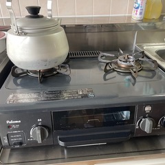 【お引き取り済】パロマ　ガス台　2口　都市ガス用の画像