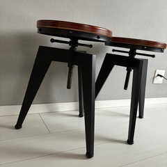 ヴィンテージカウンターチェア2脚セットの画像