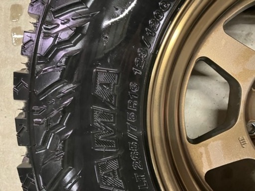 廃盤品　希少TE37X 16×8.0J PCD139.7 6穴　オフセット0 ブロンズ