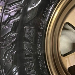 廃盤品　希少TE37X 16×8.0J PCD139.7 6穴　オフセット0 ブロンズの画像