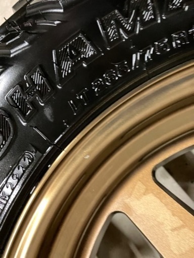 廃盤品　希少TE37X 16×8.0J PCD139.7 6穴　オフセット0 ブロンズ