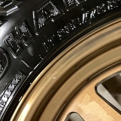 廃盤品　希少TE37X 16×8.0J PCD139.7 6穴　オフセット0 ブロンズの画像