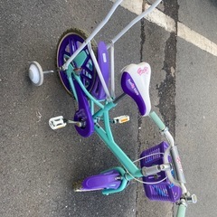 子供用自転車　補助輪付き　中古　リサイクルショップ宮崎屋佐土原店R7.12.14の画像