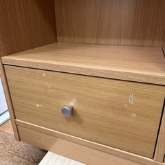 激安販売!! 木製 キャビネット 引出し付きラックの画像