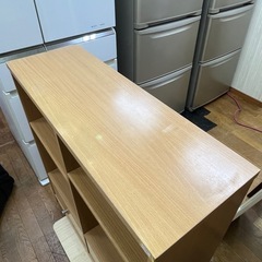 激安販売!! 木製 キャビネット 引出し付きラックの画像