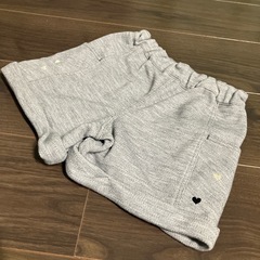 【新品】メゾピアノ ロゴ刺繍ショートパンツ 120cmの画像