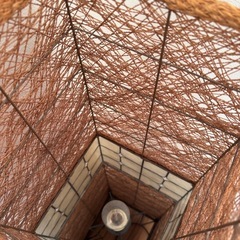 アジアン家具　間接照明　フロアライトの画像