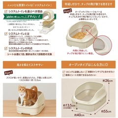 ニャンとも清潔トイレ　システムトイレの画像