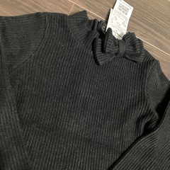 【新品】kate spade 黒ニット 80cmの画像
