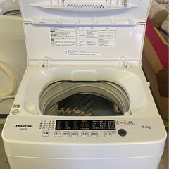 ※ 洗濯機　Hisense ハイセンス　5.5kg HW-K55E 2023年製　動作確認済みの画像