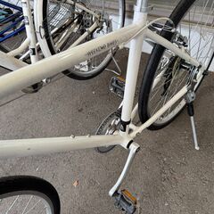 ★店頭にて試乗可★ J3338　【リユースのサカイ柏店】WEEKEND　ウィークエンド　クロスバイク　7段変速　　ホワイト　26インチ　　簡易クリーニング済　 中古自転車 　流山市 中古自転車 松戸市 中古自転車 我孫子市 中古自転車 船橋市 中古自転車 守谷市 中古自転車 取手市 中古自転車の画像
