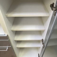 激安家具!! レンジボード キッチンラック 食器棚 の画像