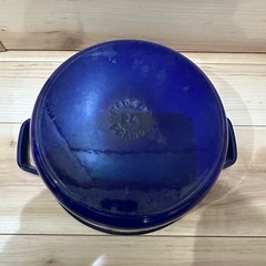 ⭐️早い者勝ち⭐️レア❗️staub ピコ・ココット ラウンド 24ネイビー グランブルーストウブの画像