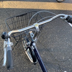 【店頭販売】20インチ 子供乗せチャイルドシート付き自転車【管理7376】の画像