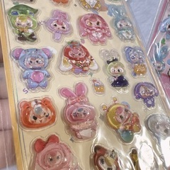 babythree ベビースリー ぷくぷくシール ウォーターシール 6枚セットの画像