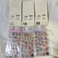 babythree ベビースリー ぷくぷくシール ウォーターシール 6枚セットの画像