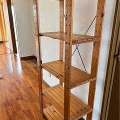 棚/突っ張り収納ラック/掃除グッズの画像