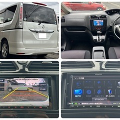 両側パワスラ TV バックモニター Bluetooth ヨコハマタイヤバリ山 ミニバン セレナの画像