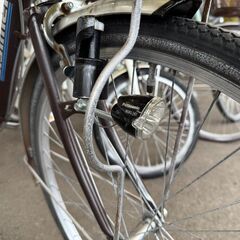 ★店頭にて試乗可★ J3339　【リユースのサカイ柏店】　軽快自転車　3段変速　ダイナモライト　　ブラウン　26インチ　　簡易クリーニング済　 中古自転車 　流山市 中古自転車 松戸市 中古自転車 我孫子市 中古自転車 船橋市 中古自転車 守谷市 中古自転車 取手市 中古自転車　の画像