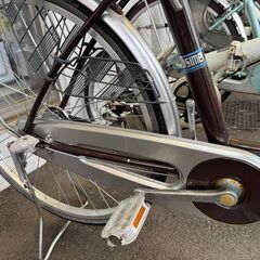 ★店頭にて試乗可★ J3339　【リユースのサカイ柏店】　軽快自転車　3段変速　ダイナモライト　　ブラウン　26インチ　　簡易クリーニング済　 中古自転車 　流山市 中古自転車 松戸市 中古自転車 我孫子市 中古自転車 船橋市 中古自転車 守谷市 中古自転車 取手市 中古自転車　の画像