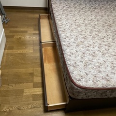 【取引終了】ダブルベッド　差し上げます！　　の画像