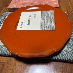 菓子鉢　高級漆器　松本市、佐久市の画像