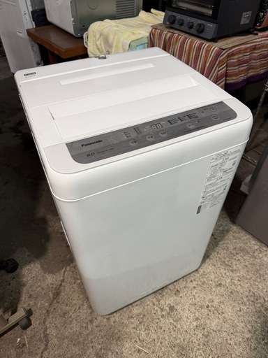 パナソニック 全自動洗濯機 洗濯 6kg つけおきコース搭載 シルバー NA-F60B13-S
