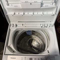 パナソニック 全自動洗濯機 洗濯 6kg つけおきコース搭載 シルバー NA-F60B13-Sの画像