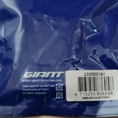 Giant　チューブレスバルブ　未使用の画像