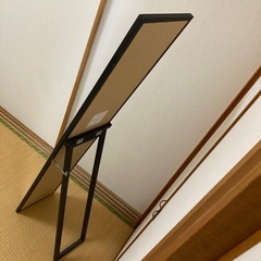 スタンドミラー　ブラック　スタイリッシュの画像