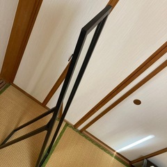 スタンドミラー　ブラック　スタイリッシュの画像