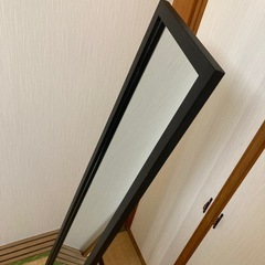 スタンドミラー　ブラック　スタイリッシュの画像