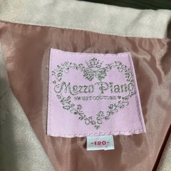 Mezzo Piano 花柄刺繍 ライダース120cmの画像