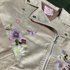 Mezzo Piano 花柄刺繍 ライダース120cmの画像