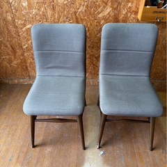 L1401 NITORI ニトリ ダイニングチェア 椅子 2脚セットの画像