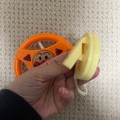 アンパンマンのハンドルおもちゃの画像