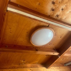 木製シーリングライトの画像