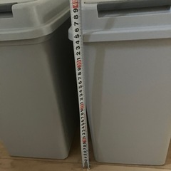 ゴミ箱　グレイ　2-3個セットの画像