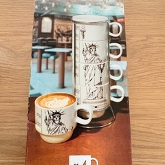 コーヒーコップ4個の画像