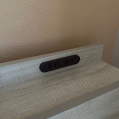 【無料】LED照明・コンセント付き すのこベッドフレーム（シングル）の画像