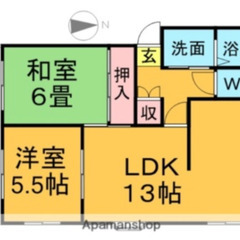 即入居可!2LDK日当たり良好!生活に便利な立地 近隣にス…