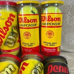 未開封♪硬式テニスボール 24個　ウィルソン　ペン　の画像