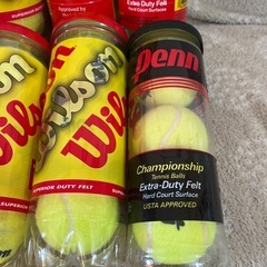 未開封♪硬式テニスボール 24個　ウィルソン　ペン　の画像