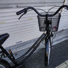 affiche[アフィッシュ]26吋 ファミリーサイクル 変速なし/ブラックの画像